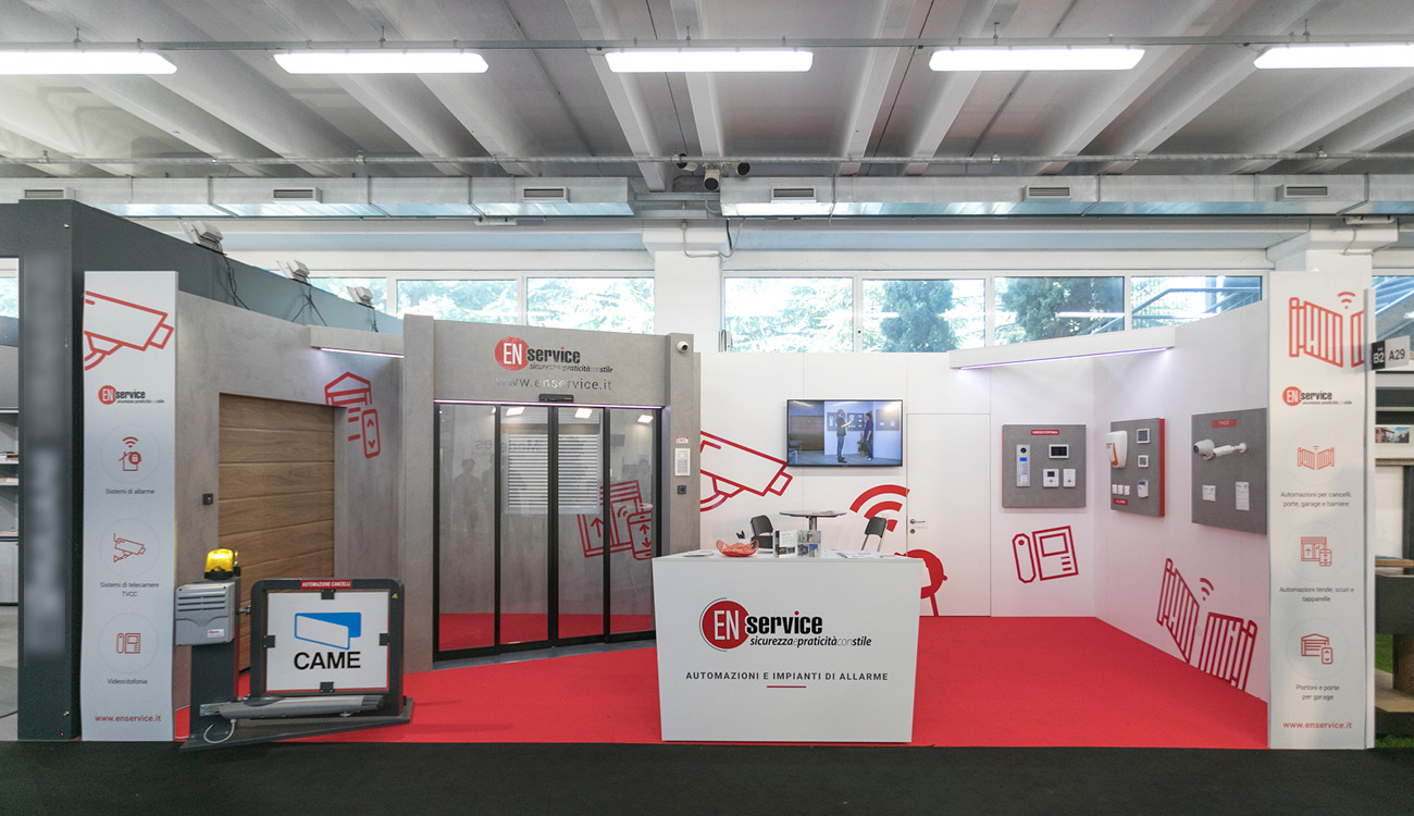 Realizzazione stand per fiera Hospitality Riva del Garda