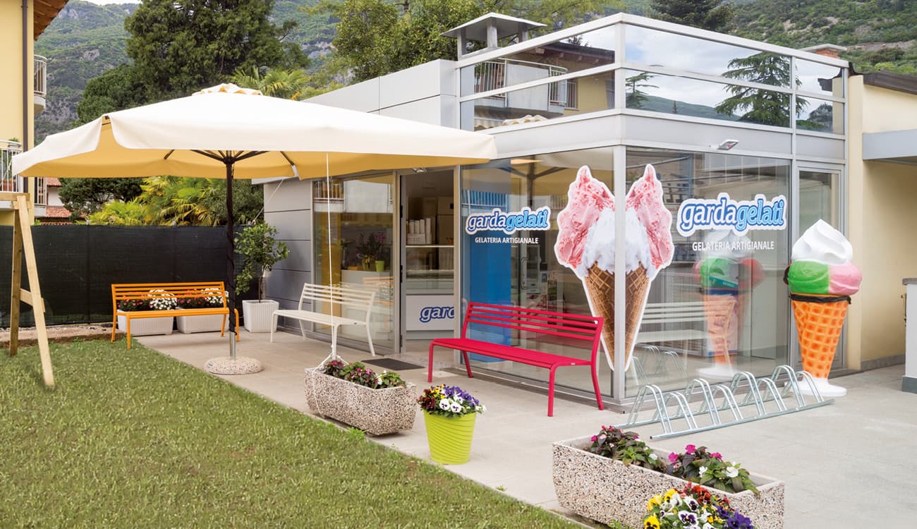 Grafica per gelaterie Garda Gelati